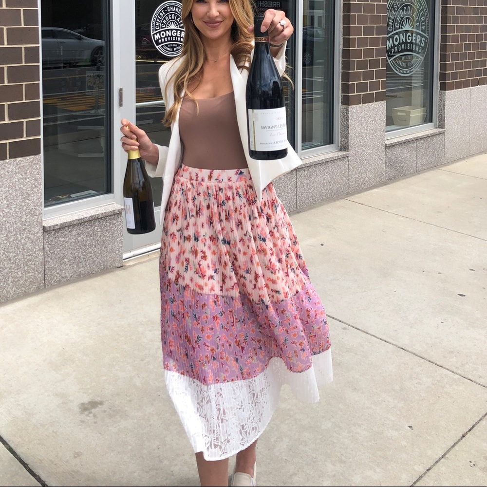 Floral Anthro skirt